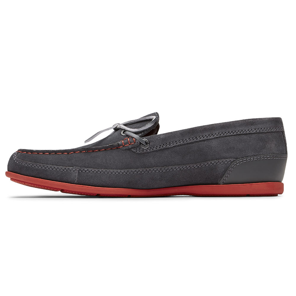 Rockport Loafers For Mens Dark Grey - Malcom Tie - QZ3548270